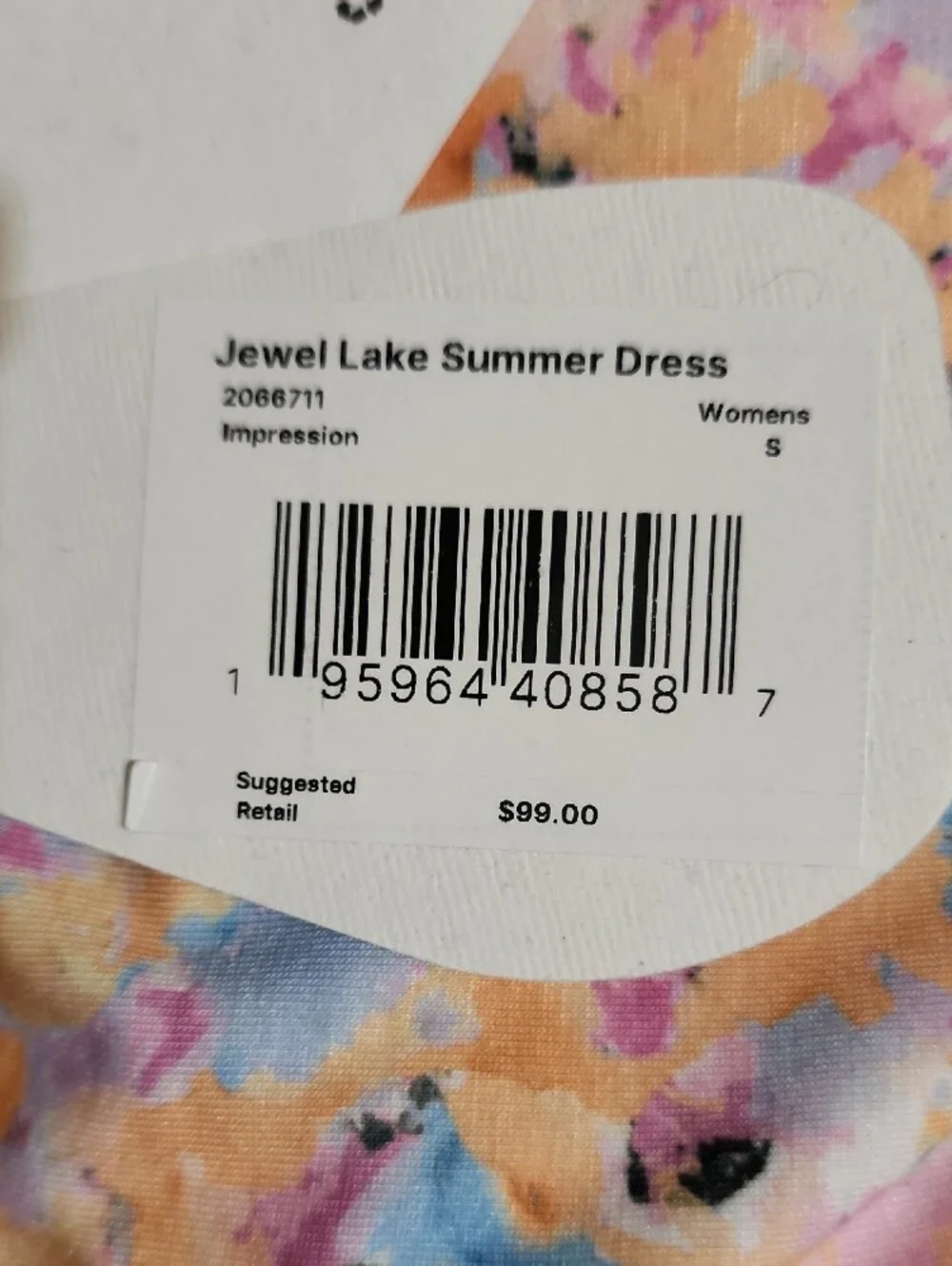 PrAna Jewel Lake Summer Dress In Impression Size Small - Picture 7 of 7